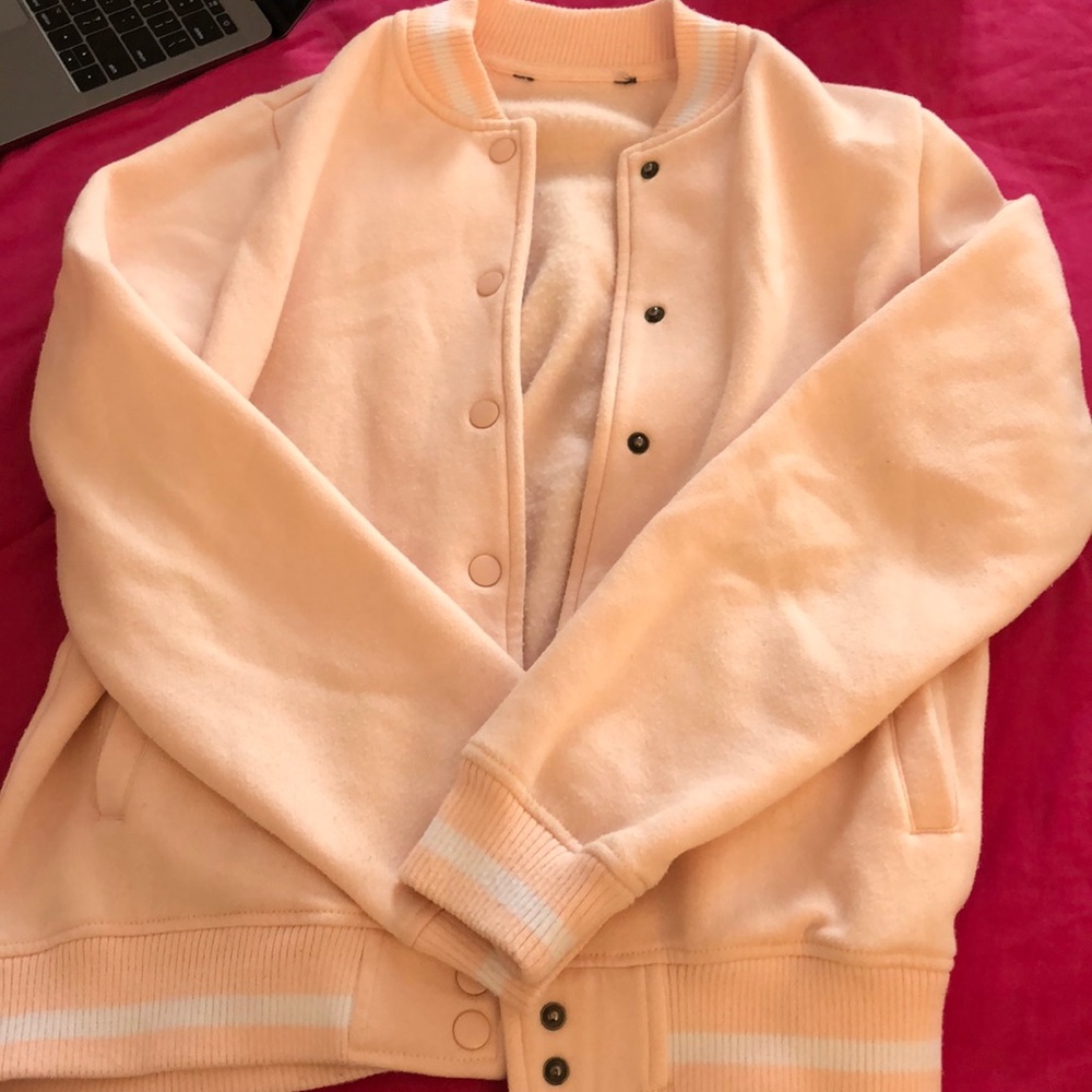 pink  BOMBER JACKET - Picture 2 of 4
